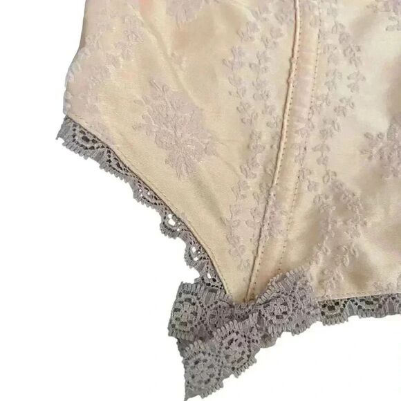 2 for $30 Knickerbox Peach Soft Lace Floral Festival Gypsy SZ 75C EU # 1113 - Picture 3 of 11
